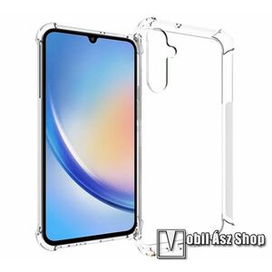 Szilikon védő tok / hátlap - FÉNYES - ÁTLÁTSZÓ - erősített sarkok - SAMSUNG Galaxy A25 5G (SM-A256) kép