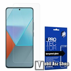 Xpro előlap védő karcálló edzett üveg - 0, 33 mm vékony, 9H, Arc Edge, A képernyő sík részét védi - Xiaomi Redmi Note 13 / Xiaomi Redmi Note 13 Pro / Note 13 Pro Plus - GYÁRI kép