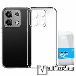 Xpro szilikon védő tok / hátlap - ULTRAVÉKONY! 0.33mm - ÁTLÁTSZÓ - Xiaomi Redmi Note 13 4G / Poco M6 Pro 4G - GYÁRI kép