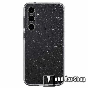 Szilikon védő tok / hátlap - csillogó flitterrel díszített - ÁTLÁTSZÓ - SAMSUNG Galaxy S23 FE (SM-S711) kép