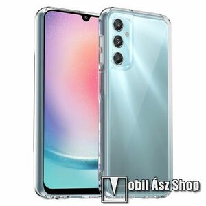 OTT! TRANSPARENT műanyag védő tok / átlátszó hátlap - ÁTLÁTSZÓ - szilikon szegély, erősített sarkok - ERŐS VÉDELEM! - SAMSUNG Galaxy A25 5G (SM-A256) kép