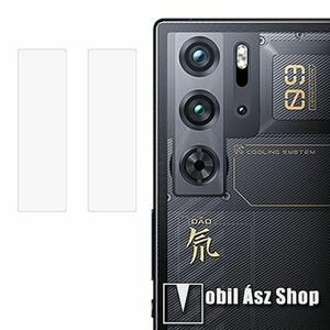 Kamera lencsevédő karcálló edzett üveg - 2db, 9H, 0, 33mm, Arc Edge - ZTE nubia Red Magic 9 Pro / Red Magic 9 Pro Plus kép