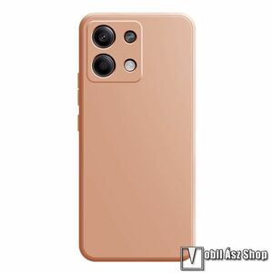 Xiaomi Redmi Note 13 5G, Telefontok, Szilikon, Mikroszálas szövet karcolásmentesítő belső, Kamerasziget védelem, Rózsaszín kép
