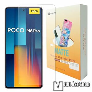 SUNSHINE Hydrogel TPU képernyővédő fólia - Anti-Glare, MATT! - 1db - Xiaomi Redmi Note 13 Pro 4G / Poco M6 Pro 4G - GYÁRI kép