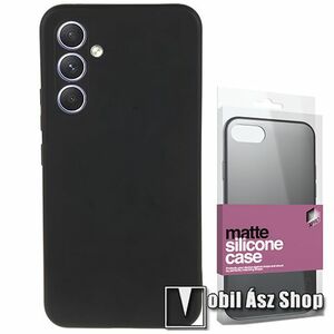 Xpro szilikon védő tok / hátlap - ULTRAVÉKONY! 0.33mm - MATT FEKETE - SAMSUNG Galaxy S23 FE (SM-S711) - GYÁRI kép