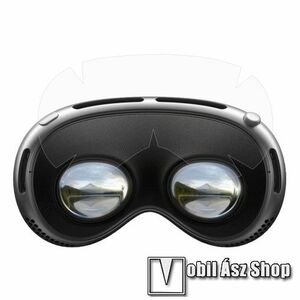 Apple Vision Pro-hoz lencsevédő TPU fólia - CLEAR - 1db, törlőkendővel - A TELJES LENCSÉT VÉDI! kép