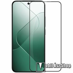NILLKIN AMAZING CP+PRO előlap védő karcálló edzett üveg - FEKETE - 9H, 0, 3mm, a teljes felületén tapad - A TELJES KIJELZŐT VÉDI! - Xiaomi 14 - GYÁRI kép