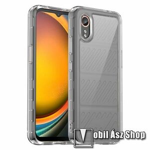OTT! TRANSPARENT műanyag védő tok / átlátszó hátlap - ÁTLÁTSZÓ - szilikon szegély, erősített sarkok - ERŐS VÉDELEM! - SAMSUNG Galaxy Xcover7 (SM-G556) kép