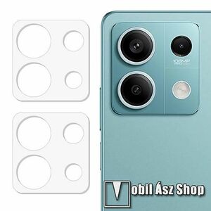 Kamera lencsevédő karcálló edzett üveg - 2db, 9H, 0, 33mm, Arc Edge - Xiaomi Redmi Note 13 5G kép