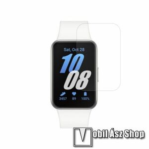 Samsung Galaxy Fit 3 (SM-R390N), TPU okosóra képernyővédő fólia, 1db, Clear, törlőkendővel kép