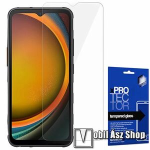 Xpro előlap védő karcálló edzett üveg - 0, 33 mm vékony, 9H, Arc Edge, A képernyő sík részét védi - SAMSUNG Galaxy Xcover7 (SM-G556) - GYÁRI kép
