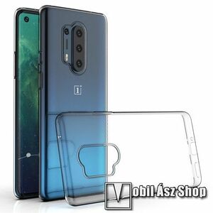 Szilikon védő tok / hátlap - ÁTLÁTSZÓ - OnePlus 8 Pro kép