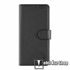 Honor Magic6 Lite, X9b, Tactical Field telefontok, Notesz, Oldalra nyíló flip, Asztali tartó, Mágneses zárófül, Bankkártyatartó, Szilikon belső, Fekete kép