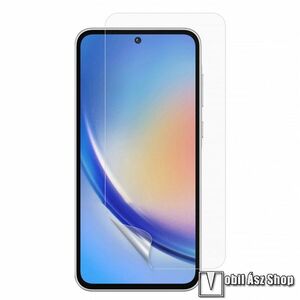 Képernyővédő fólia - Ultra Clear - 1db, törlőkendővel, A képernyő sík részét védi - SAMSUNG Galaxy A35 5G (SM-A356) kép