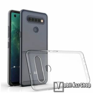 Szilikon védő tok / hátlap - ÁTLÁTSZÓ - LG K51S kép