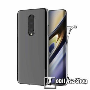 Szilikon védő tok / hátlap - ÁTLÁTSZÓ - OnePlus 7 kép
