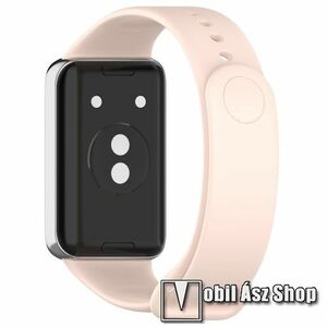 Honor Band 9, Okosóra szíj, Szilikon, 101+118mm hosszú, Rózsaszín kép