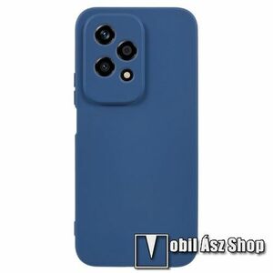 Szilikon védő tok / hátlap - KÉK - kameravédelem, mikroszálas szövet karcolásmentesítő belső, 2mm vastag - HUAWEI Honor 200 Lite kép