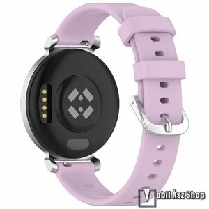 Okosóra szíj - LILA - szilikon, állítható méret, 14mm széles - GARMIN Lily 2 / 2 Classic kép