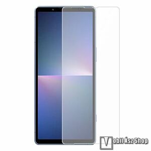 Előlap védő karcálló edzett üveg - 0, 3 mm vékony, 9H, Arc Edge, A képernyő sík részét védi - SONY Xperia 5 V kép