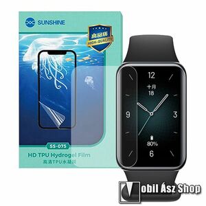 HUAWEI Honor Band 9, Sunshine Hydrogel TPU okosóra képernyővédő fólia, Ultra Clear, Önregeneráló!, 1db kép