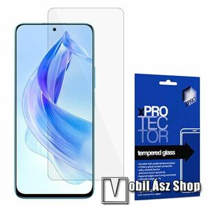 Xpro előlap védő karcálló edzett üveg - 0, 33 mm vékony, 9H, Arc Edge, A képernyő sík részét védi - HUAWEI Honor X50i / X40i / Honor 90 Lite / Play7T Pro - GYÁRI kép