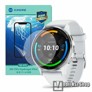 Garmin Venu® 3 45mm, Sunshine Hydrogel TPU okosóra képernyővédő fólia, Ultra Clear, Önregeneráló!, 1db kép