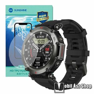 Xiaomi Amazfit T-Rex Ultra, Sunshine Hydrogel TPU okosóra képernyővédő fólia, Ultra Clear, Önregeneráló!, 1db kép