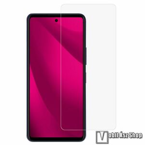 Előlap védő karcálló edzett üveg - 0, 3 mm vékony, 9H, Arc Edge, A képernyő sík részét védi - TELEKOM T Phone 2 Pro 5G (REVVL 7 Pro) kép