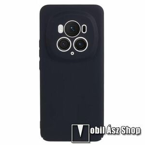 Műanyag védő tok / hátlap - Hybrid Protector, gumírozott felület, kameravédelemmel - FEKETE - HUAWEI Honor Magic6 Pro kép