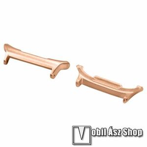 Samsung Galaxy Watch Ultra, Okosóra fém csatlakozó adapter, 2db/1pár, bármilyen 22mm-es teleszkópos szíjjal használható, Rose Gold kép