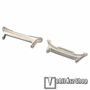 Samsung Galaxy Watch Ultra, Okosóra fém csatlakozó adapter, 2db/1pár, bármilyen 22mm-es teleszkópos szíjjal használható, Csillagfény kép