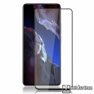 MOCOLO előlap védő karcálló edzett üveg - FEKETE - 9H, 0, 33mm, Arc Edge, A teljes kijelzőt védi, a teljes felületén tapad! - Xiaomi Redmi K60 / Redmi K60 Pro / Poco F5 Pro - GYÁRI kép