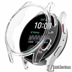 Okosóra műanyag védő tok / keret - ÁTLÁTSZÓ - SAMSUNG Galaxy Watch7 44mm (SM-L310 / SM-L315) kép