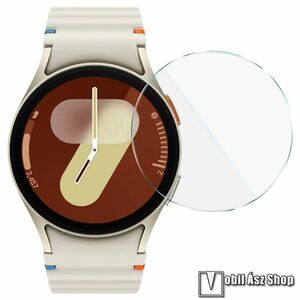 IMAK okosóra előlap védő karcálló edzett üveg - 1db - 0.3mm, 9H, felhelyezést segítő kerettel, A képernyő sík részét védi - SAMSUNG Galaxy Watch6 40mm (SM-R930/935) / Watch7 40mm (SM-L300/L305) - GYÁRI kép