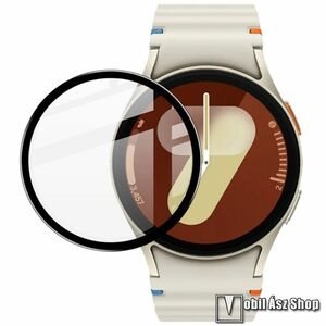 IMAK Anti-Scratch Bubble-Free HD PMMA flexibilis okosóra üvegfólia - FEKETE - 1db - A TELJES ELŐLAPOT VÉDI! - SAMSUNG Galaxy Watch6 40mm (SM-R930/935) / Watch7 40mm (SM-L300/L305) - GYÁRI kép