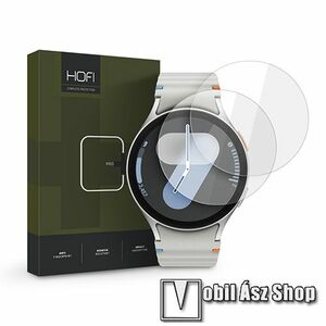 HOFI Glass Pro+ okosóra előlap védő karcálló edzett üveg - 2db, 0.3mm, 9H, A képernyő sík részét védi! - SAMSUNG Galaxy Watch 4 / 5 / 6 / 7 / FE 40mm - GYÁRI kép