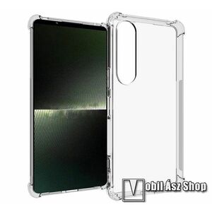 Szilikon védő tok / hátlap - FÉNYES - ÁTLÁTSZÓ - erősített sarkok - SONY Xperia 1 VI kép