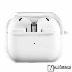 Műanyag védő tok Samsung Galaxy Buds3-hoz - ÁTLÁTSZÓ kép