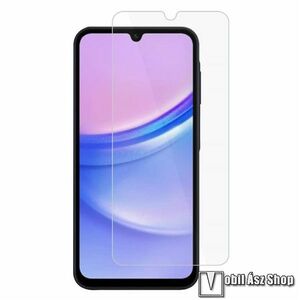 Samsung Galaxy A16 5G, A16 4G, Előlap védő karcálló edzett üveg, 0, 3 mm vékony, 9H, Arc Edge, A képernyő sík részét védi kép