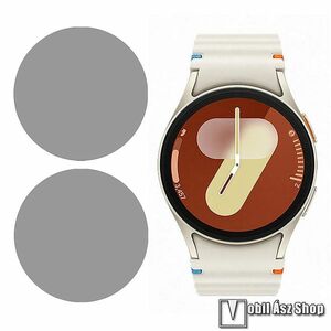 Okosóra Privacy Anti-Peep előlap védő karcálló edzett üveg - 2db - 0.3mm, 9H, A képernyő sík részét védi, betekintés elleni védelemmel! - SAMSUNG Galaxy Watch6 40mm (SM-R930/935) / Watch7 40mm (SM-L300/L305) / Watch FE 40mm kép