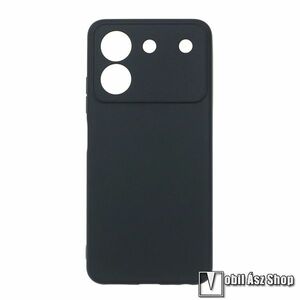 ZTE Blade A54, Telefontok, Szilikon, Kameravédelemmel, Matt, Fekete kép
