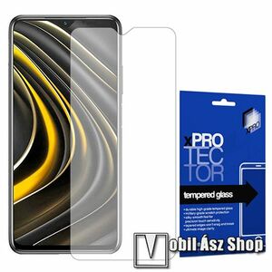 Xiaomi Poco M3, Redmi 9T, 9 Power, Xpro előlap védő karcálló edzett üveg, 0.33mm vékony, 9H, Arc Edge, A képernyő sík részét védi, Átlátszó kép