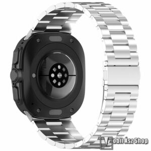 Samsung Galaxy Watch Ultra, Okosóra szíj, Fém ötvözet, Csat, 198mm hosszú, Ezüst kép