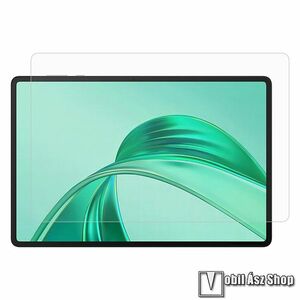 Honor Pad X8a, Előlapvédő karcálló edzett üveg, Üvegfólia, 0, 3 mm vékony, 9H, Arc Edge, A képernyő sík részét védi kép