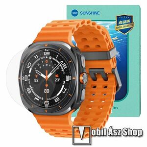 Samsung Galaxy Watch Ultra, Sunshine Hydrogel TPU okosóra képernyővédő fólia, Ultra Clear, Önregeneráló!, 1db kép
