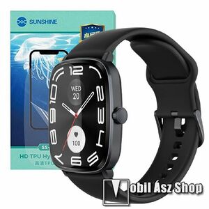 Xiaomi Haylou RS5 (LS19), Sunshine Hydrogel TPU okosóra képernyővédő fólia, Ultra Clear, Önregeneráló!, 1db kép