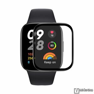 Xiaomi Redmi Watch 5 Active, ENKAY HAT PRINCE okosóra flexibilis üvegfólia, Full cover, 1db, Fekete kép