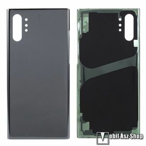 Samsung Galaxy Note10 Plus (SM-N975F), 5G (SM-N976F), Akkufedél, Utángyártott, Beépítése szakértelmet igényel, Fekete kép