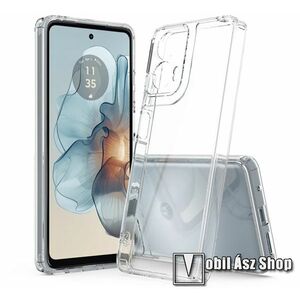 Motorola Moto G85, S50 Neo, Ott! Transparent telefontok, Átlátszó műanyag hátlap, Szilikon szegély, Erősített sarkok, Erős védelem, Átlátszó kép